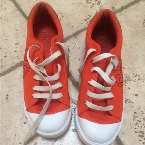 Tory burch sneakers orange